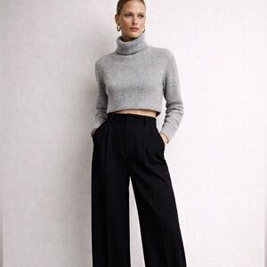 Contemporaine Grey Cashmere Blend Sweater